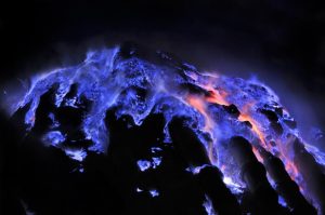 Ijen Crater Blue Fire